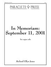 In Memoriam September 11, 2001 Organ sheet music cover